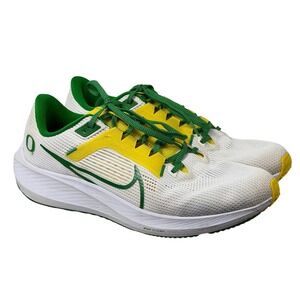 Nike Air Zoom Pegasus 40 Oregon Ducks Mens 13 White Green Yellow DZ5979-100